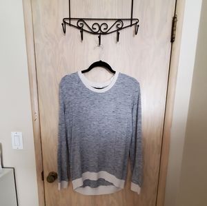 Aritzia Wilfred Berri Grey Crewneck Sweater